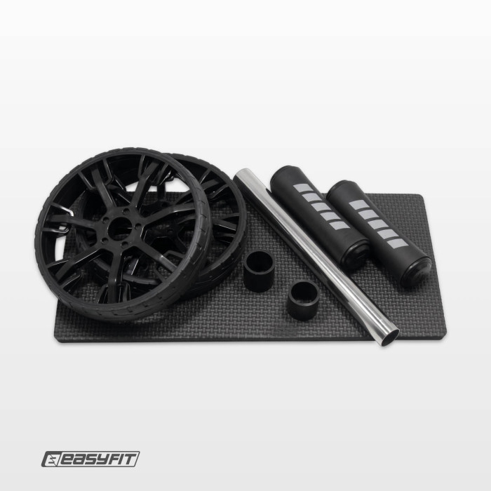 Ролик для пресу EasyFit BLM подвійний чорний