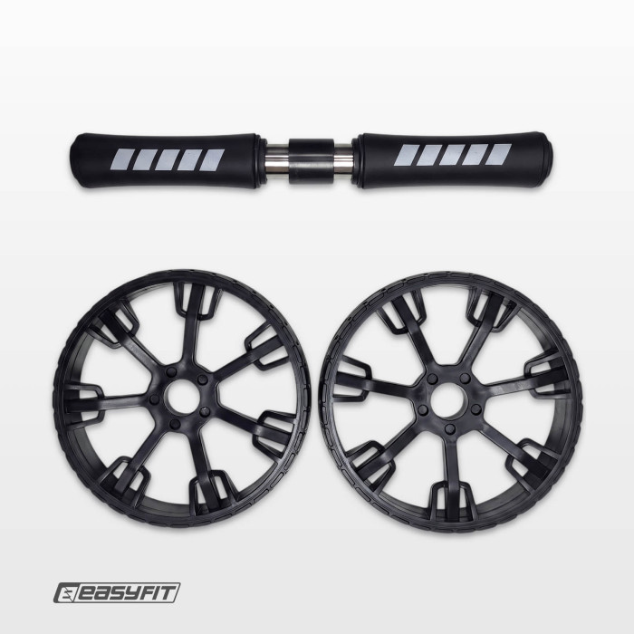 Ролик для пресу EasyFit BLM подвійний чорний