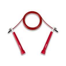 Скоростная скакалка EasyFit Speed Cable Rope 3 м для бокса красная