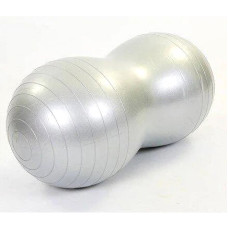 М'яч для фітнеса EasyFit Peanut 45х90 см сірий (фітбол горіх-арахіс)