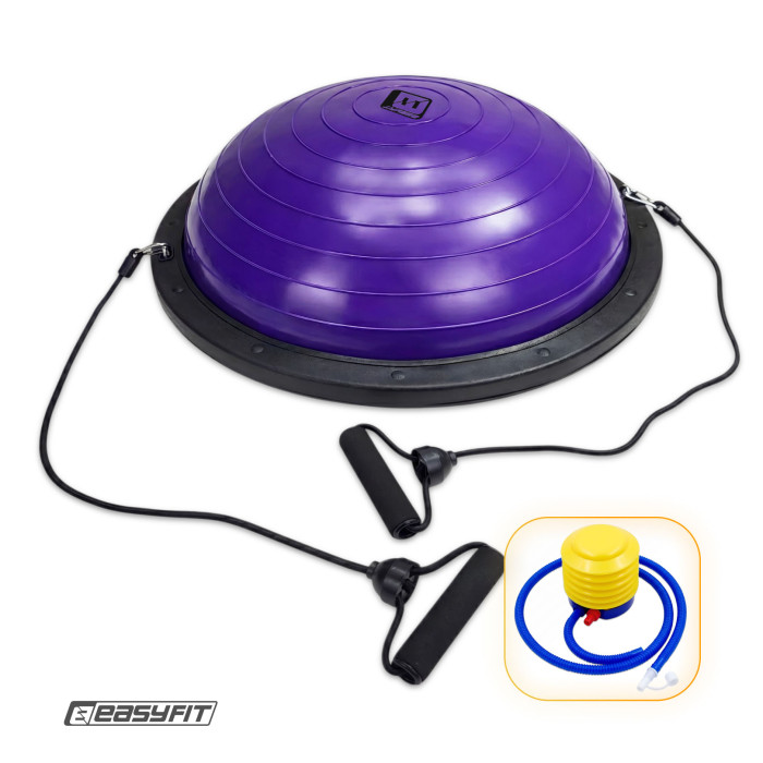 Балансировочная платформа EasyFit BOSU 60 см Фиолетовый