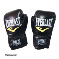 Боксерські рукавички Everlast 10 унцій (10 oz) чорні