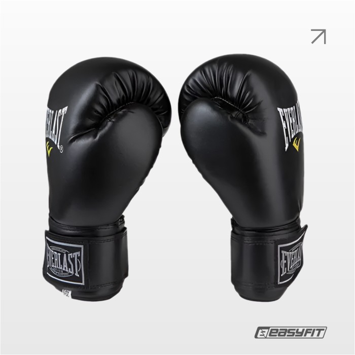 Боксерские перчатки Everlast 10 унций (10 oz) черные