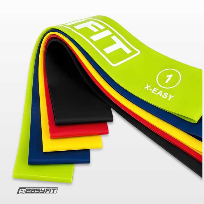 Гумові кільця для фітнесу EasyFit набір 5 шт