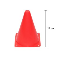 Конус-фишка спортивная EasyFit 17 см красная