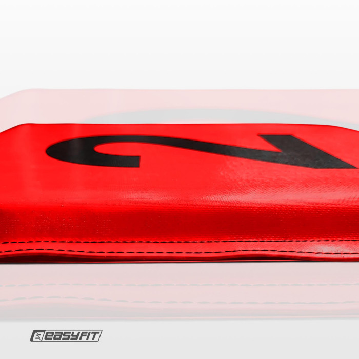 Крос-мат для прыжков EasyFit спортивный складной (красный)