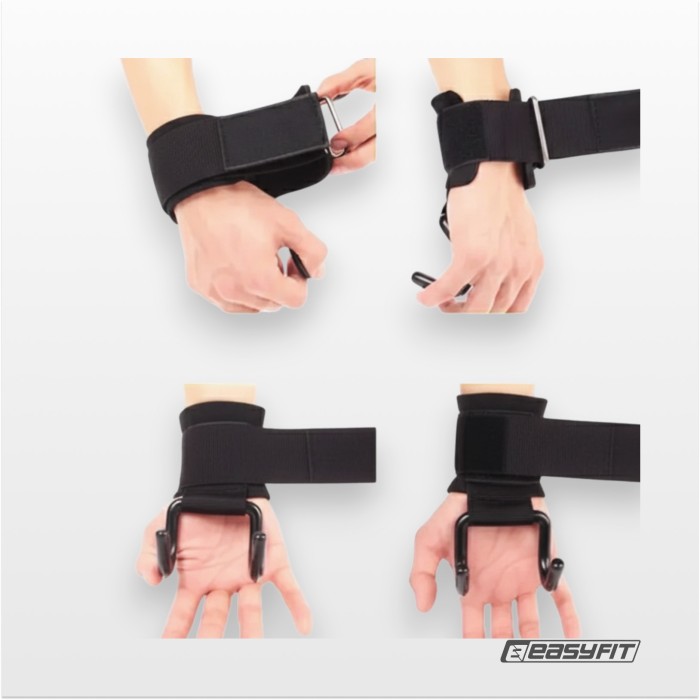 Крюки для турника и тяги EasyFit (пара)