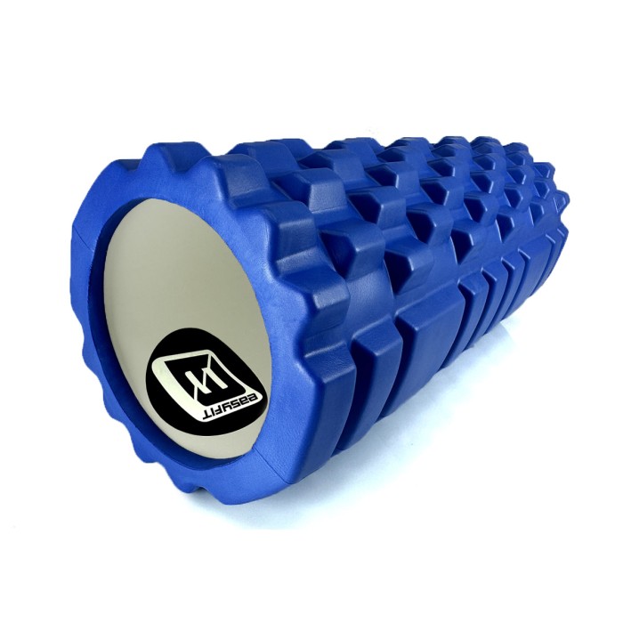 Массажный ролик EasyFit Grid Roller 33 см v.1.1 Синий