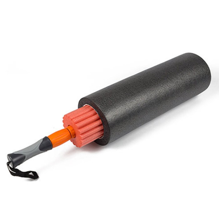 Массажный ролик EasyFit TIO 3 в 1 Черный-оранжевый