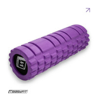 Массажный роллер EasyFit Solid Grid Roller Mini 30 см фиолетовый