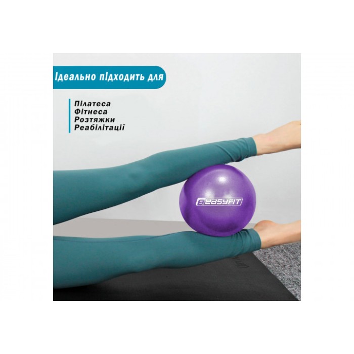 Мяч для пилатеса EasyFit 25 см фиолетовый