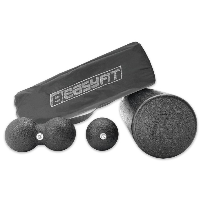 Набор для массажа EasyFit MioSet-L (2 мячика+ролик)
