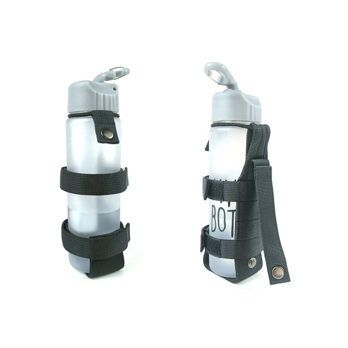 Подсумок под бутылку черный (MOLLE, подсумок на разгрузку, жилет, РПС)