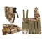 Подсумок под 6 магазинов АК/РПК тройной мультикам степной Multicam Arid (MOLLE, подсумок на разгрузку, жилет, РПС)