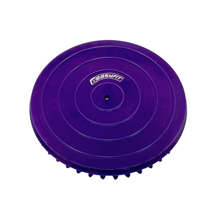 Полусфера массажная киндербол EasyFit 16 см мягкая фиолетовая