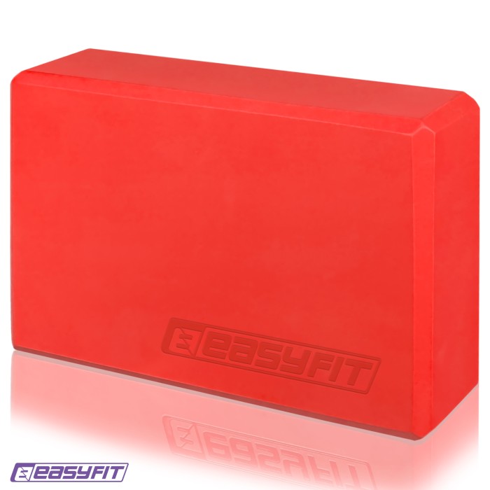 Блок для йоги EasyFit EVA Красный