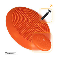 Балансировочная подушка массажная EasyFit Balance Cushion-A оранжевая + насос