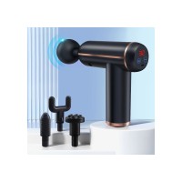 Массажный пистолет EasyFit Impact (портативный вибромассажер для тела с 4 насадками)