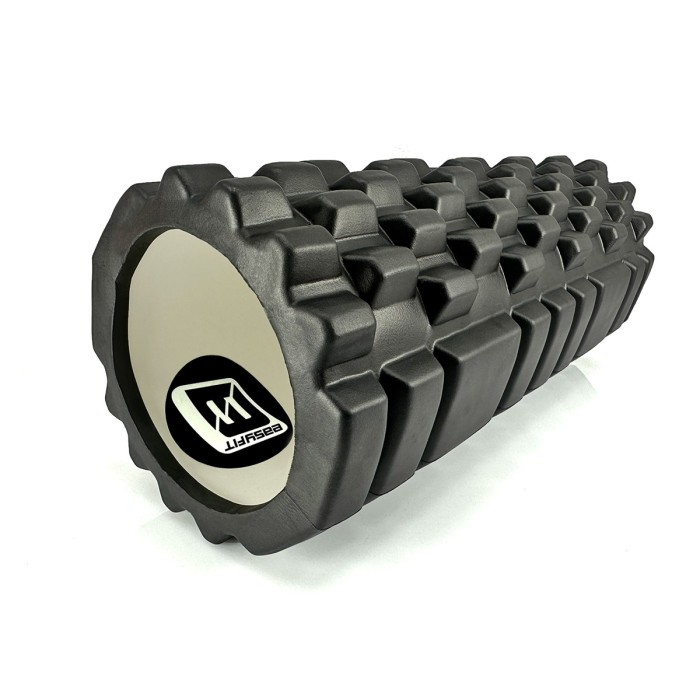 Массажный ролик EasyFit Grid Roller 33 см v.1.1 Черный