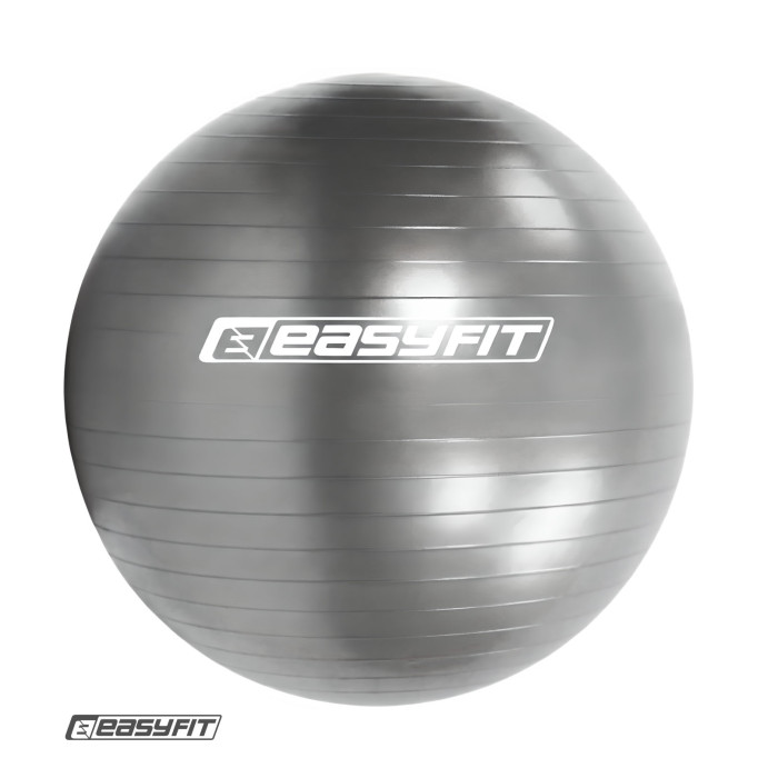 М'яч для фітнеса EasyFit 85 см сірий