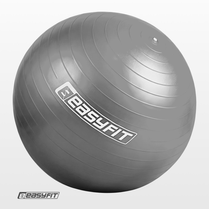М'яч для фітнеса EasyFit 85 см сірий