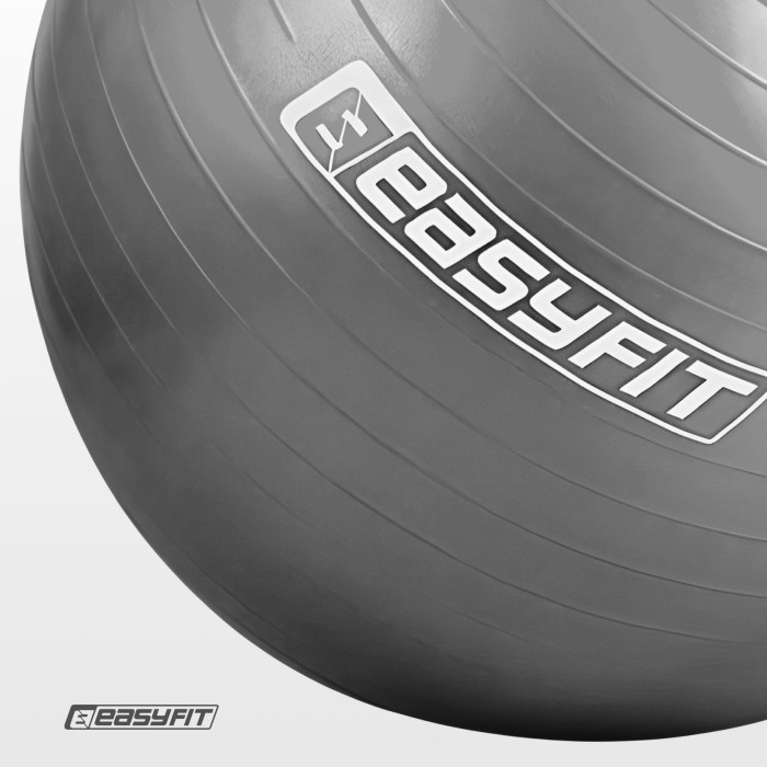М'яч для фітнеса EasyFit 85 см сірий