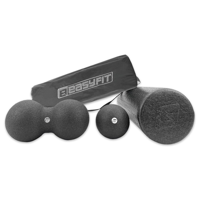 Набор для массажа EasyFit MioSet-XL (2 мячика+ролик)