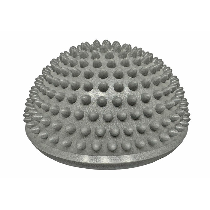 Полусфера массажная киндербол EasyFit 16 см мягкая серая