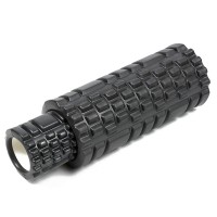 Массажный ролик EasyFit Grid Roller Double 33 см Черный