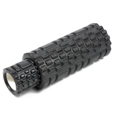 Массажный ролик EasyFit Grid Roller Double 33 см Черный