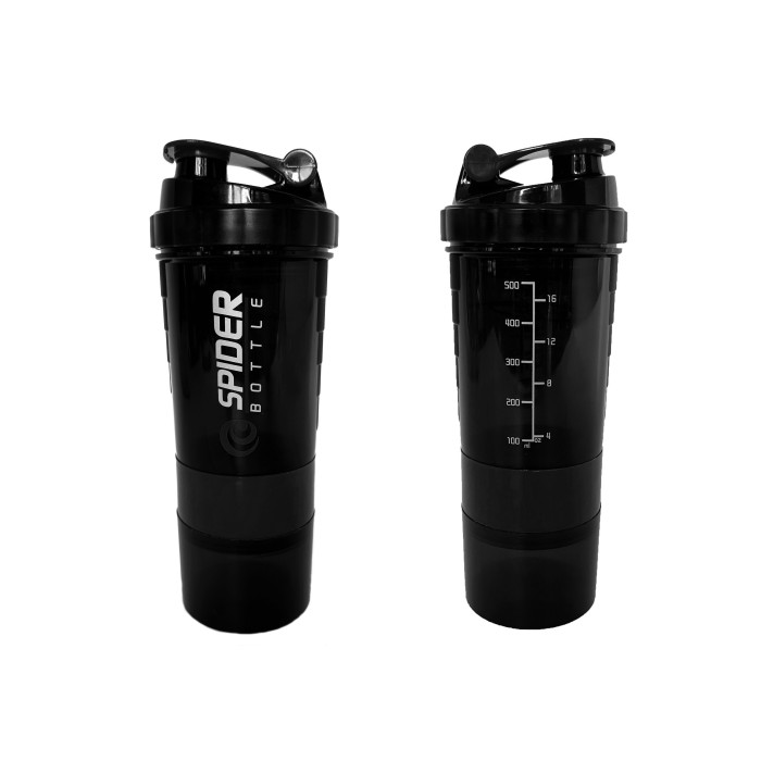 Шейкер спортивный EasyFit Spider 0,5 л Черный