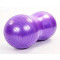 М'яч для фітнеса EasyFit Peanut 45х90 см фіолетовий (фітбол горіх-арахіс)