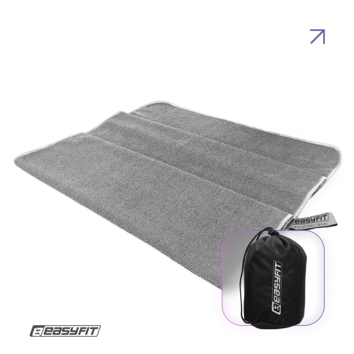 Спортивное полотенце EasyFit RoyalWing 140х60 см из микрофибры + чехол