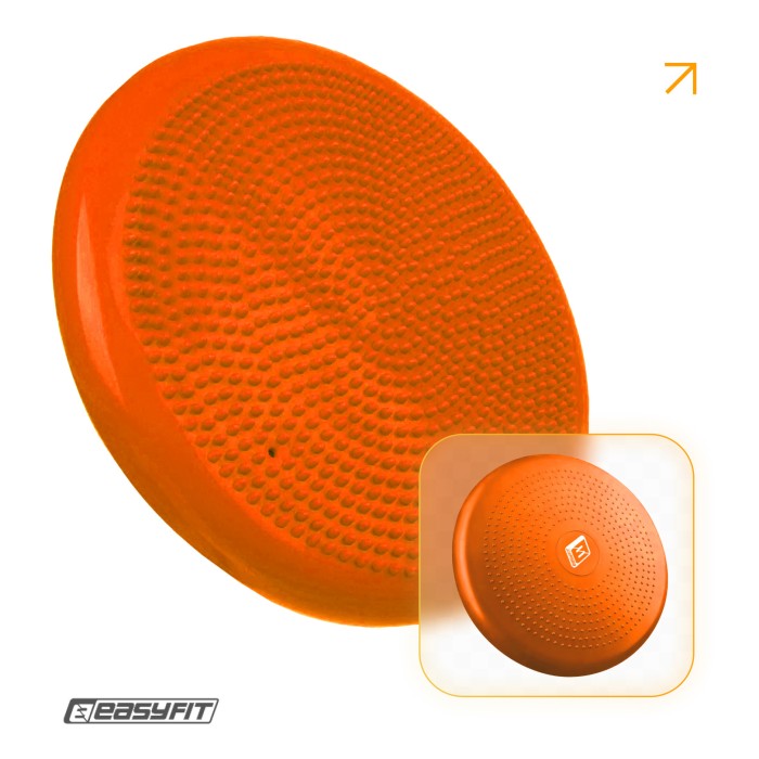 Балансировочная подушка массажная EasyFit Оранжевый