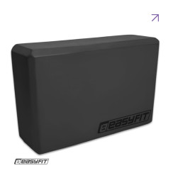Блок для йоги EasyFit EVA Чорний
