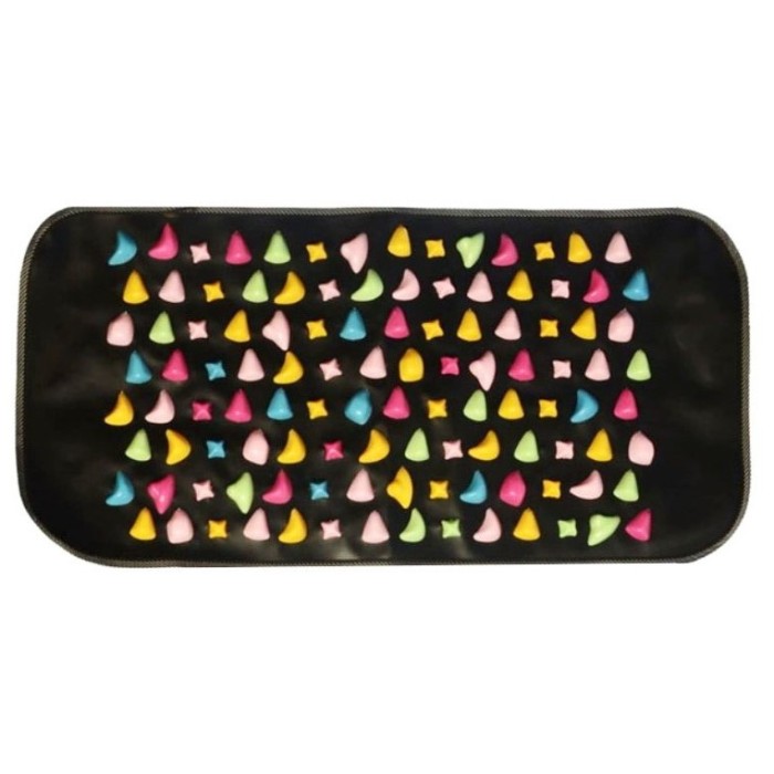 Ортопедический массажный коврик EasyFit 70 см с камешками