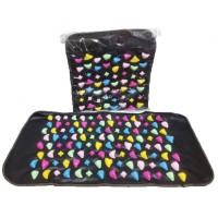 Ортопедический массажный коврик EasyFit 70 см с камешками