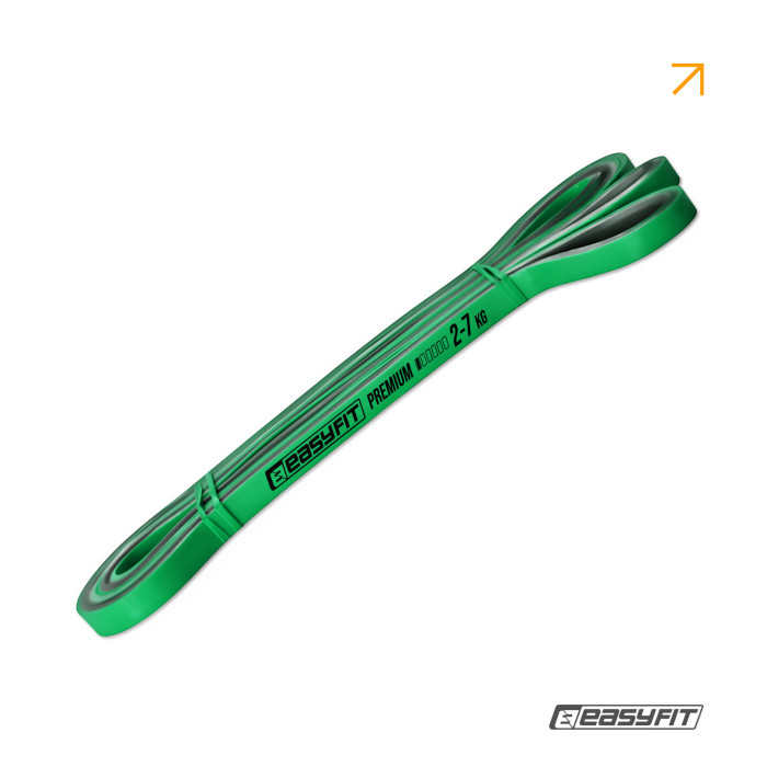 Двухслойная резинка для подтягиваний EasyFit Premium 2-7 кг