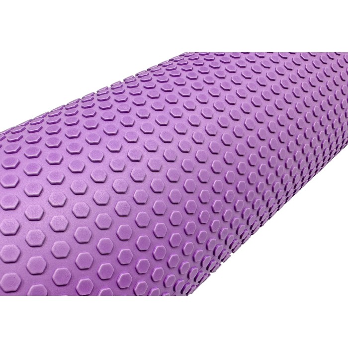 Массажный ролик EasyFit Foam Roller 45 см Фиолетовый