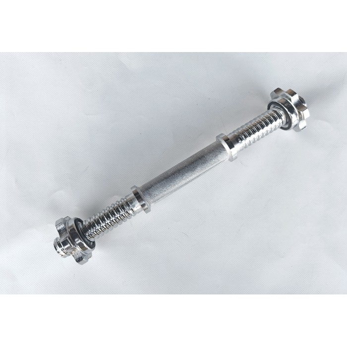 Гантельный гриф EasyFit 35 см Ø 28 мм хромированный