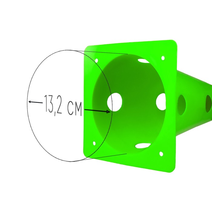 Конус-фишка спортивная EasyFit 31 см зеленая