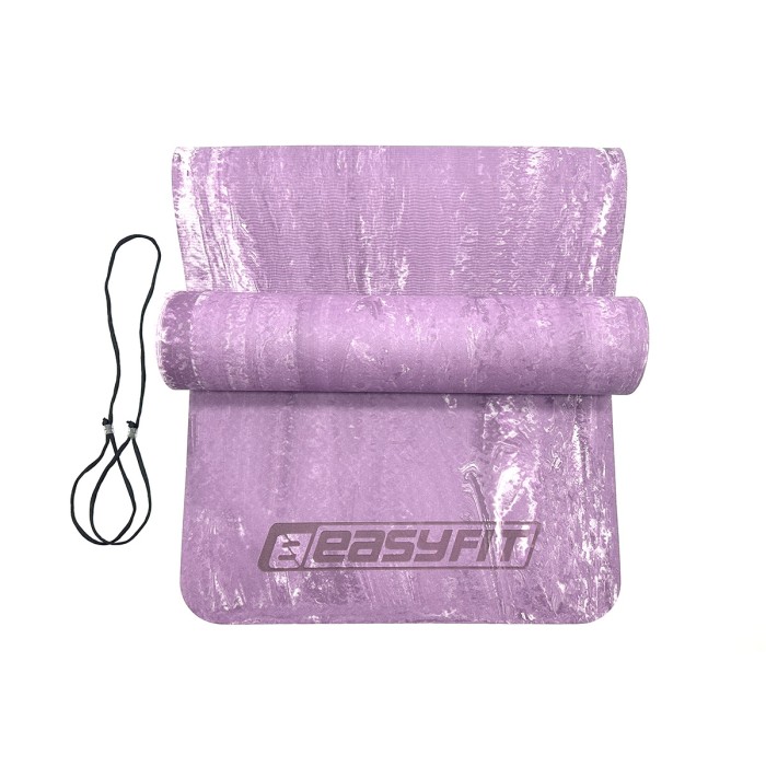 Коврик для йоги и фитнеса EasyFit PER Premium Mat 8 мм Фиолетовый