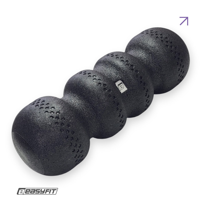 Массажный ролик EasyFit SlateShaper 45 см черный