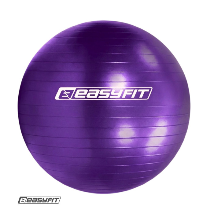 М'яч для фітнеса EasyFit 75 см фіолетовий