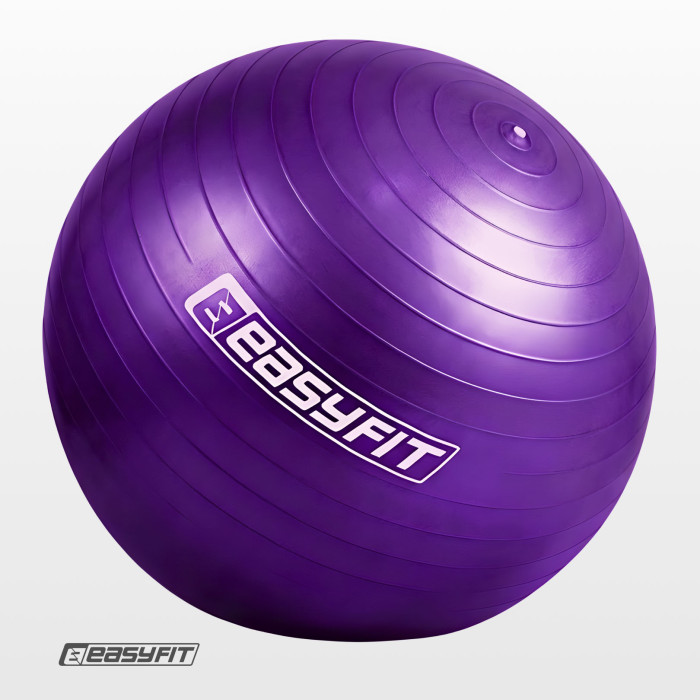 М'яч для фітнеса EasyFit 75 см фіолетовий