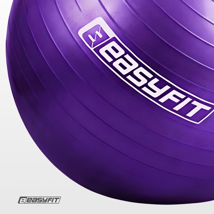 М'яч для фітнеса EasyFit 75 см фіолетовий