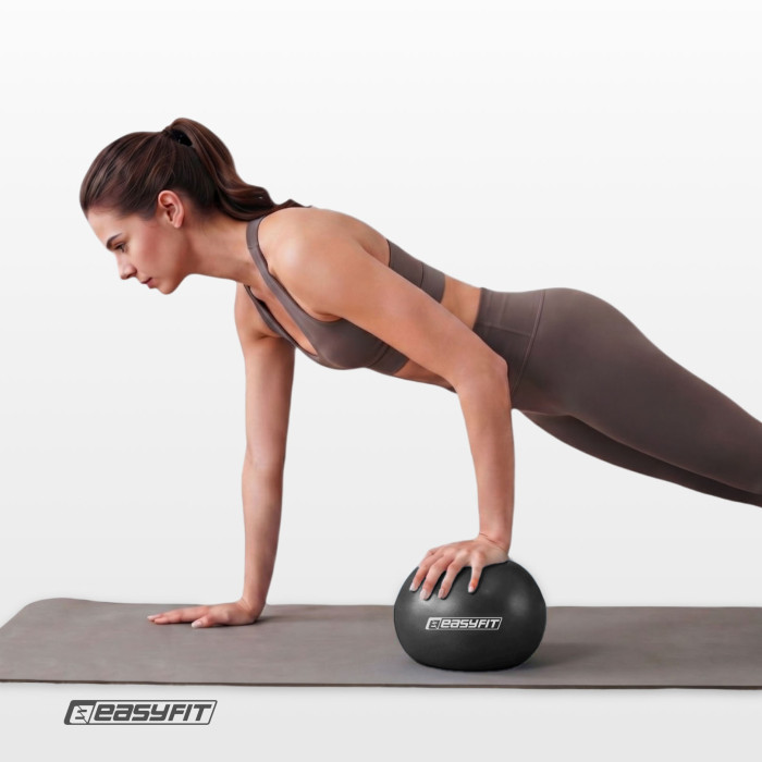 Мяч для пилатеса EasyFit 20 см черный