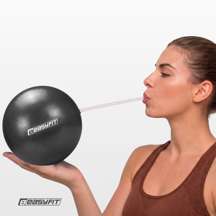 Мяч для пилатеса EasyFit 20 см черный