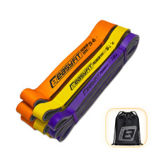 Набір двошарових резинок для підтягування EasyFit Premium 7-45 кг (3 шт)