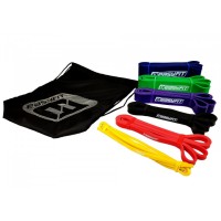 Резиновые петли EasyFit: набор 1-110 кг (6 шт)